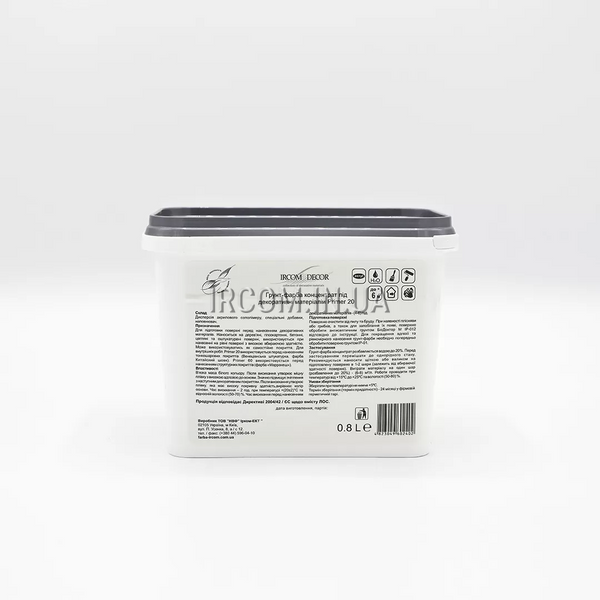 Грунт-фарба ІРКОМ Primer 20, 0,8 л, безбарвний, перламутровий 3625232600 фото