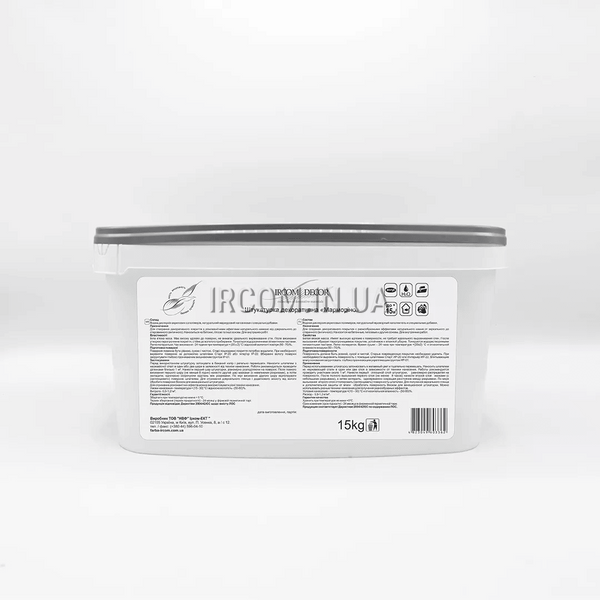Штукатурка декоративная ИРКОМ Марморіно-Фасад, 15 кг, белый 1055232616 фото
