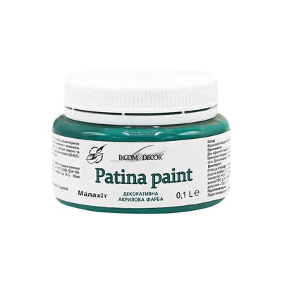 Фарба декоративна Ircom Decor Patina paint IР-201, 0,1 л, малахіт 00301300 фото